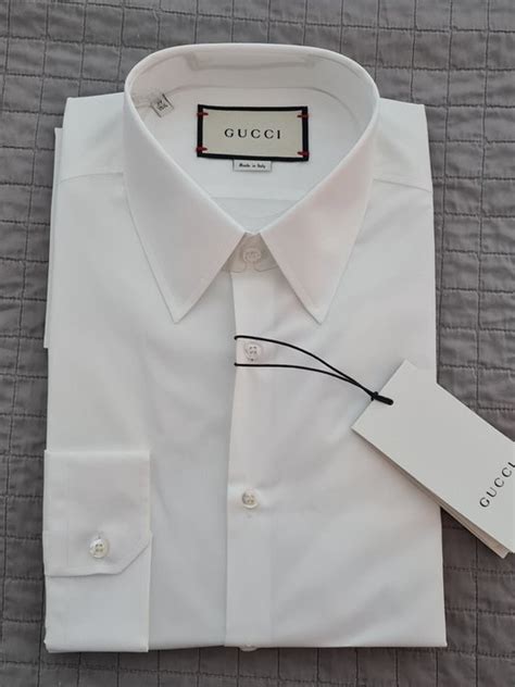 maglia gucci bianca ebay|Camiciaj Gucci Bianca Taglia L Originale made in ITALY !! .